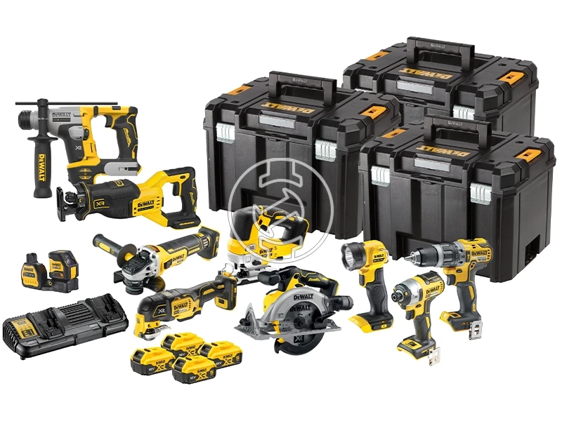 DeWalt DCK1012P4T-QW akkus gép szett