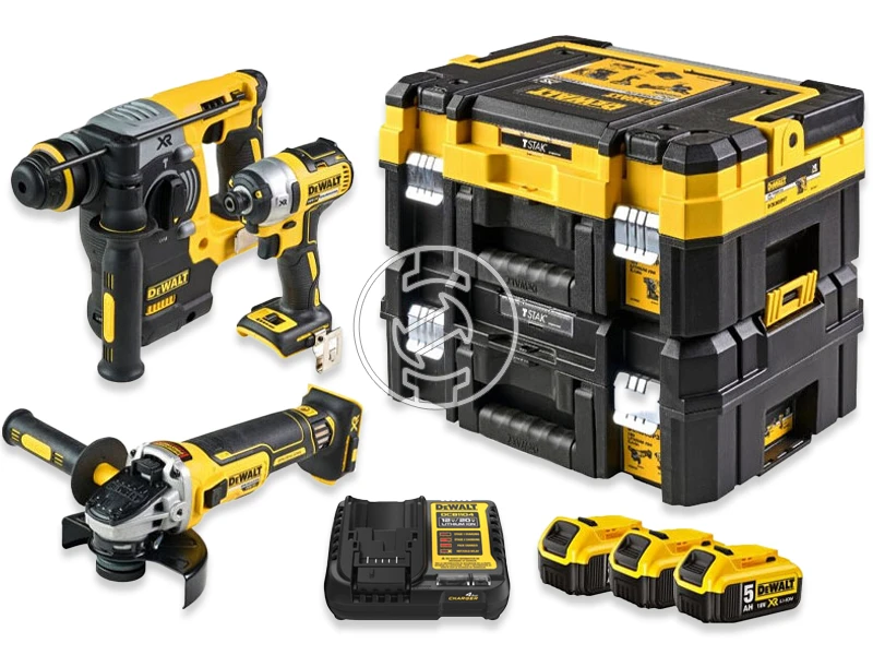 DeWalt DCK305P3T-QW gépcsomag TSTAK kofferben