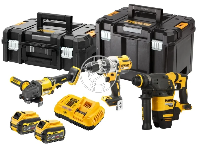 Kép: DeWalt DCK376T2T-QW akkus gep szett DCD996  DCH333  DCG418 2 6 AH_0.webp