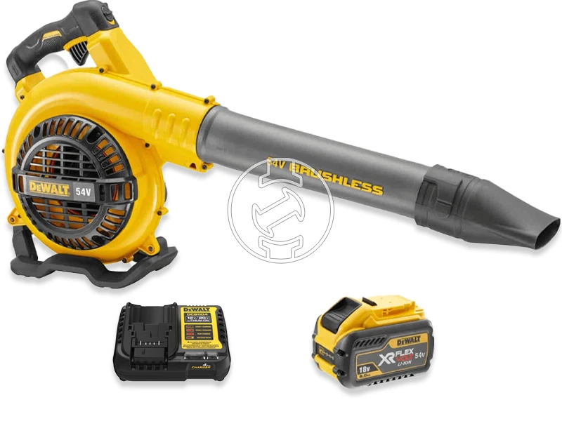 DeWalt DCM572X1-QW akkus lombfúvó 54 V | 54 m/s | Szénkefementes | 1 x 9 Ah akku + töltő | Kartondobozban