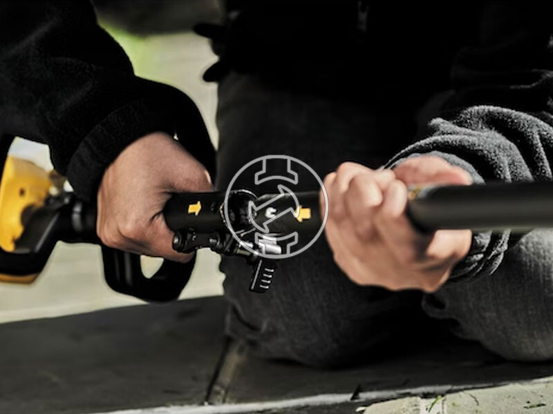 DeWalt DCMAS5713X1 54V XR FLEXVOLT akkus fűkasza + 1 x 9,0 Ah