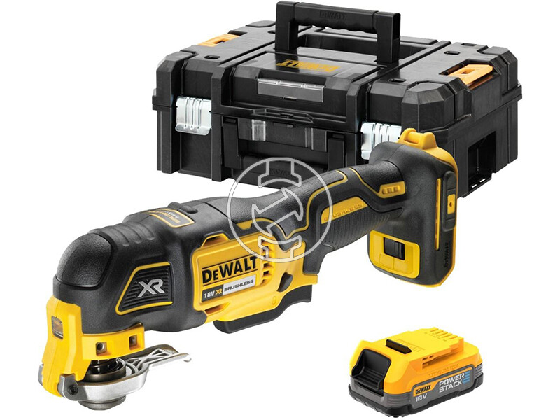 DeWalt DCS356E1T-XJ 18V akkus oszcilláló multigép