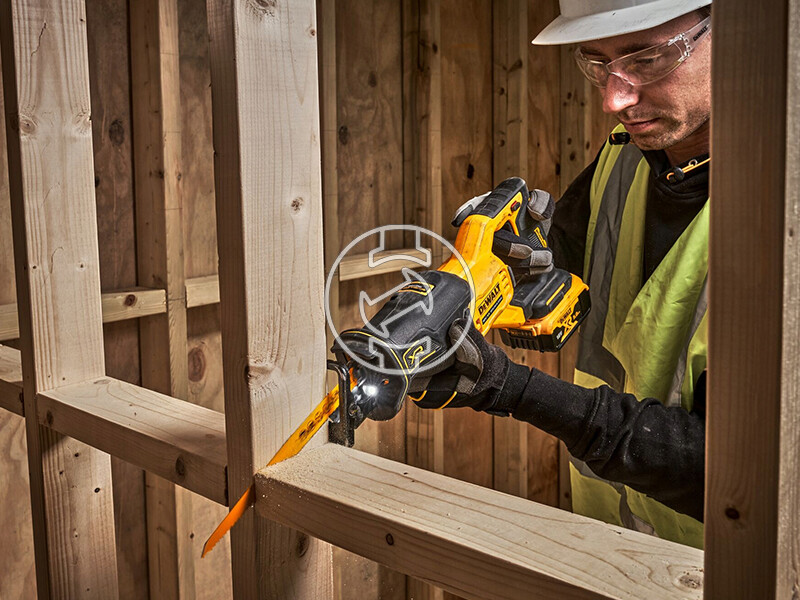 DeWalt DCS382N-XJ akkus orrfűrész (akku és töltő nélkül)