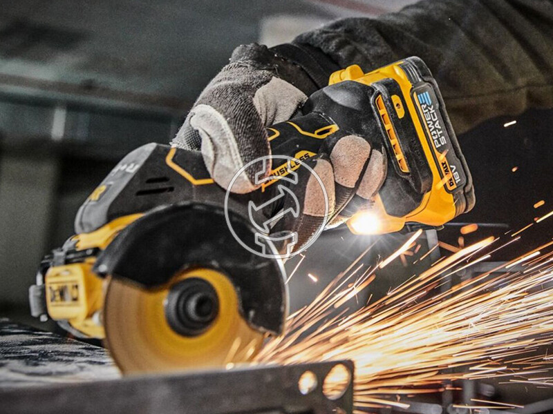 DeWalt DCS438E2T-QW 18V akkus sarokcsiszoló