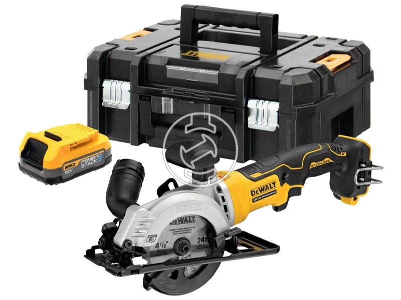 DeWalt DCS571E1T-XJ akkus körfűrész