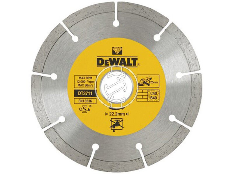 DeWalt DT3711-QZ 125 mm gyémánt vágótárcsa