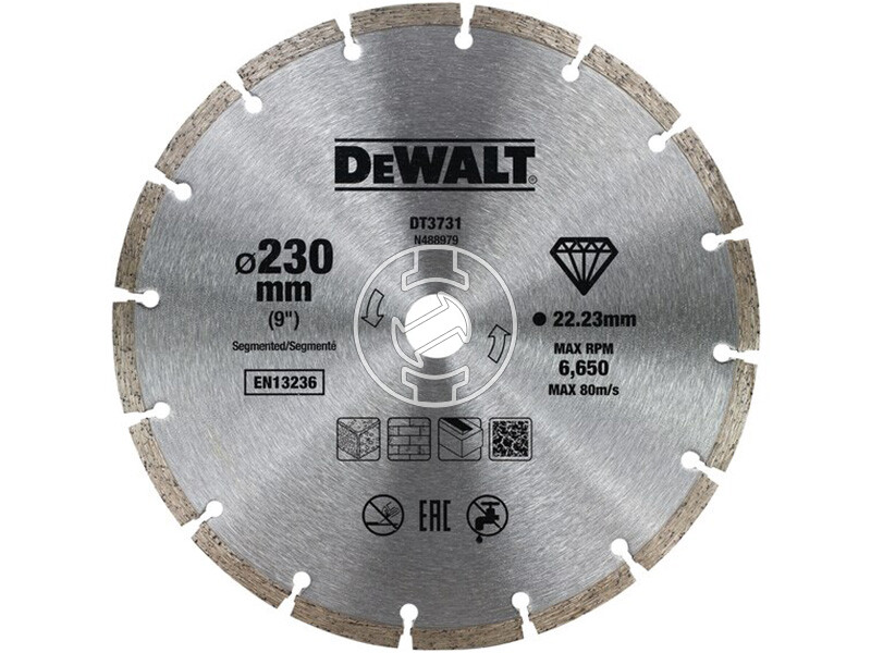 DeWalt DT3731-QZ 230 mm gyémánt vágótárcsa