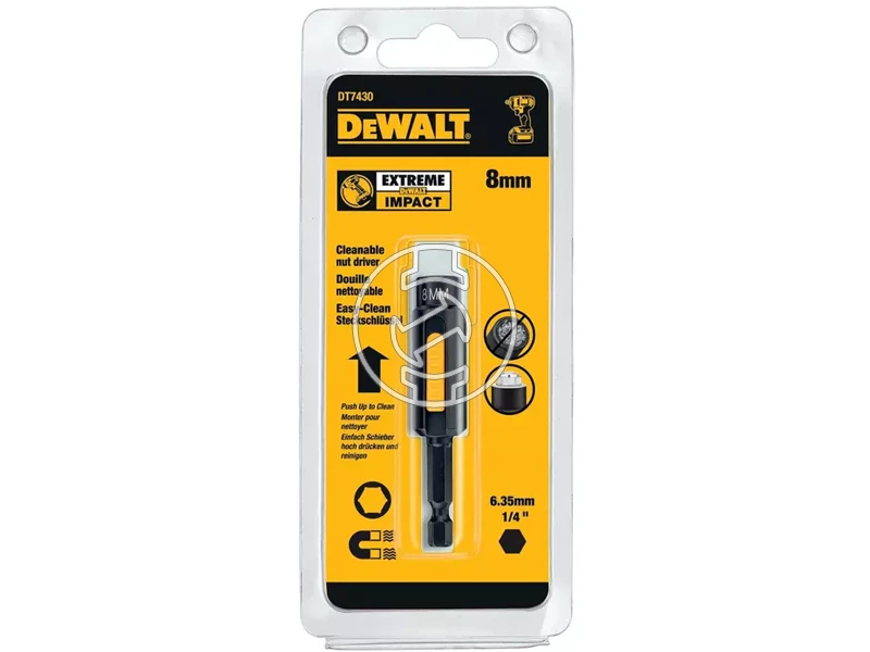 DeWalt EXZTREME 8 mm gépi dugókulcs