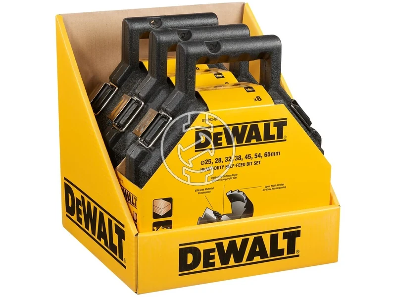 Kép: DeWalt forstner furoszar keszlet 25 - 65 mm 8 reszes_4.webp