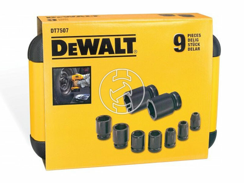 DeWalt gépi dugókulcs készlet 1/2inch 17 db
