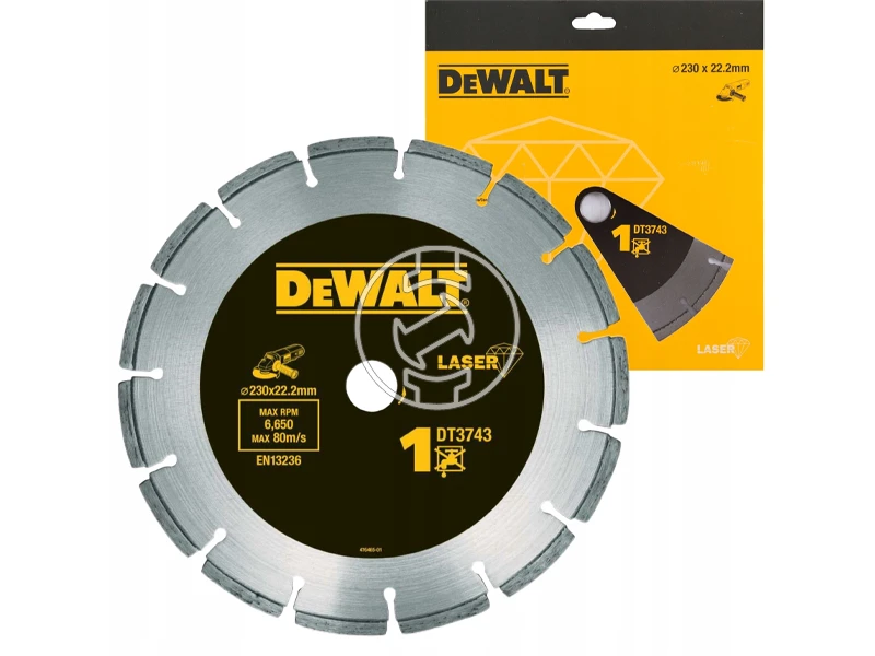 DeWalt gyémánt vágótárcsa 230mm x 22.2mm