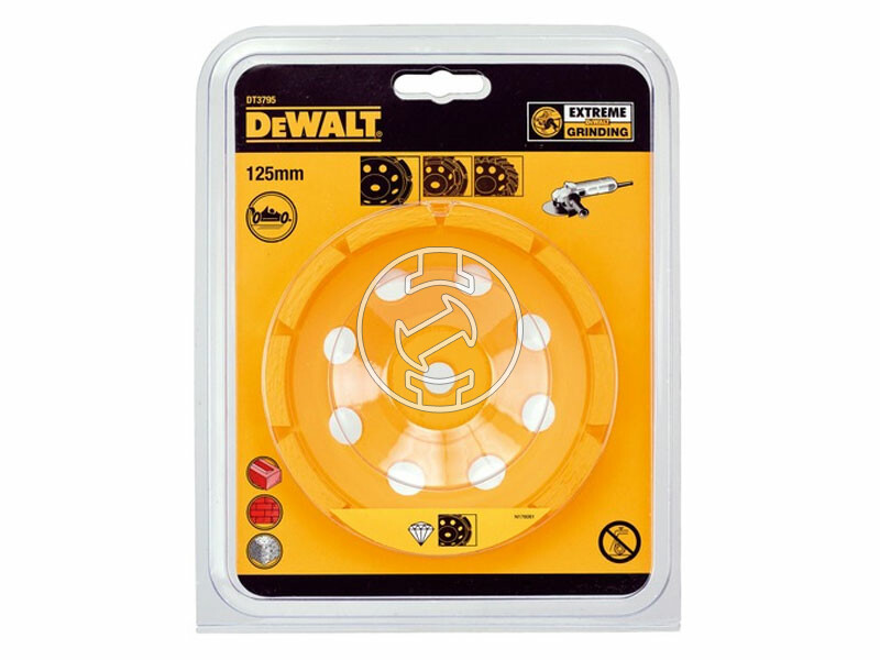 DeWalt keményfémszemcsés fazékkorong 125 mm M14