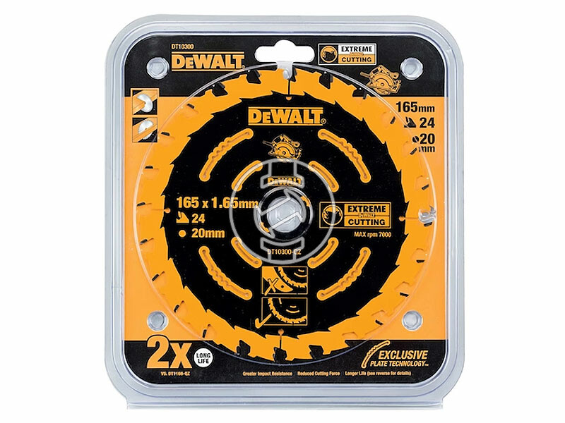 DeWalt körfűrészlap 165 x 20mm 24T