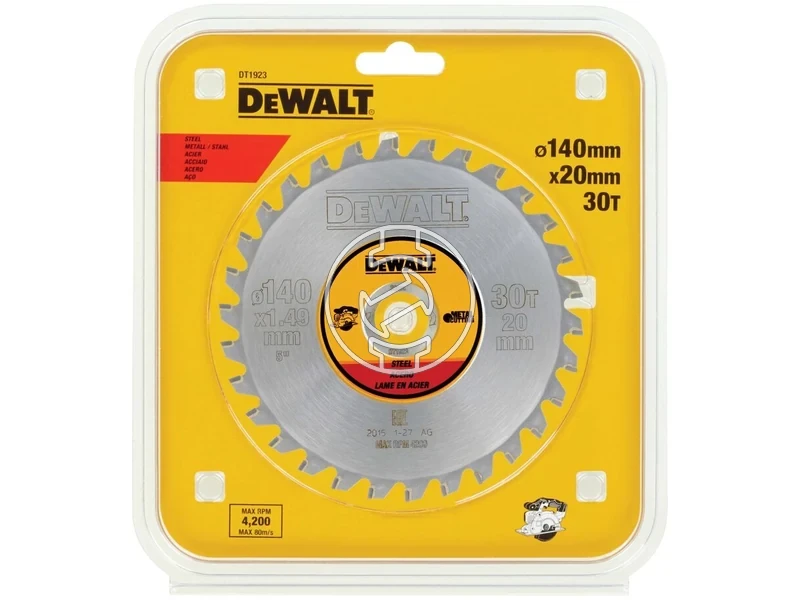 Kép: DeWalt korfureszlap acel - inoxhoz 140x20mm 30T_1.webp