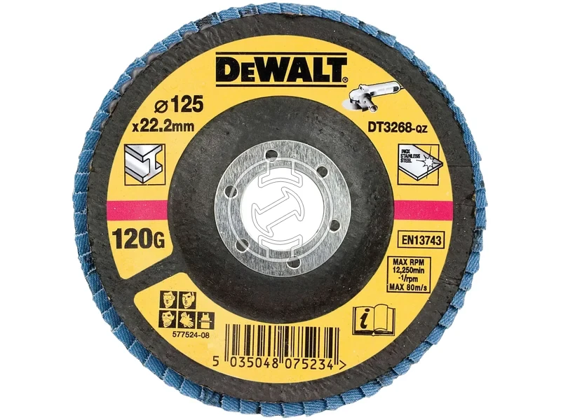 Kép: DeWalt Lamellas csiszolokorong 125 mm 120-as szemcse_0.webp