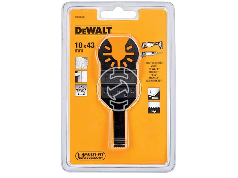 DeWalt merülőfűrészlap oszcilláló multigéphez 43 x 10mm