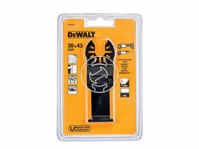 DeWalt merülőfűrészlap oszcilláló multigéphez 43 x 31 mm