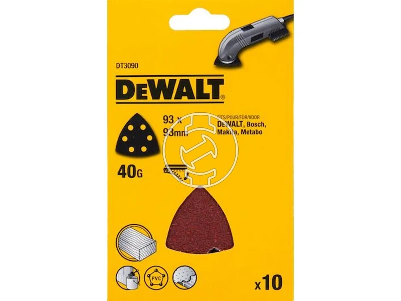 Kép: DeWalt Multicsiszololap 93 x 93 mm_1.webp