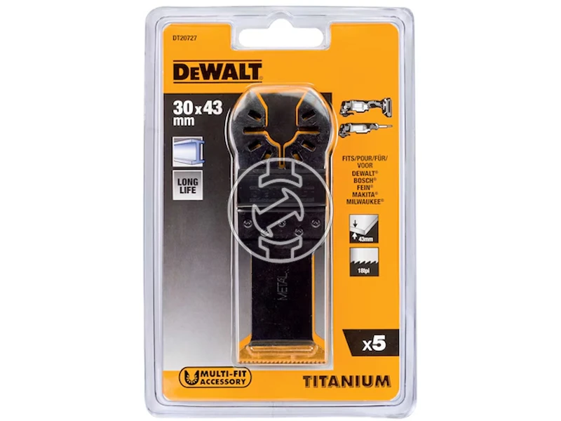 DeWalt multigép tartozék készlet 30 x 43mm