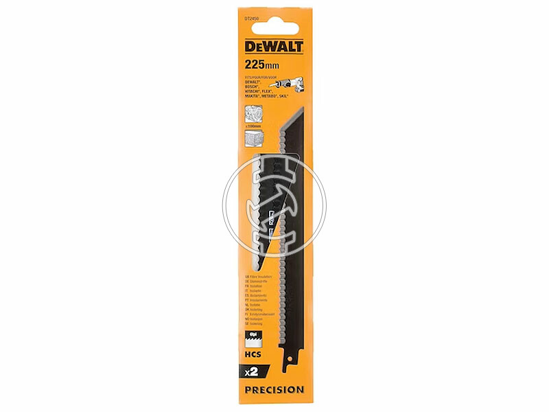 DeWalt orrfűrészlap 225mm