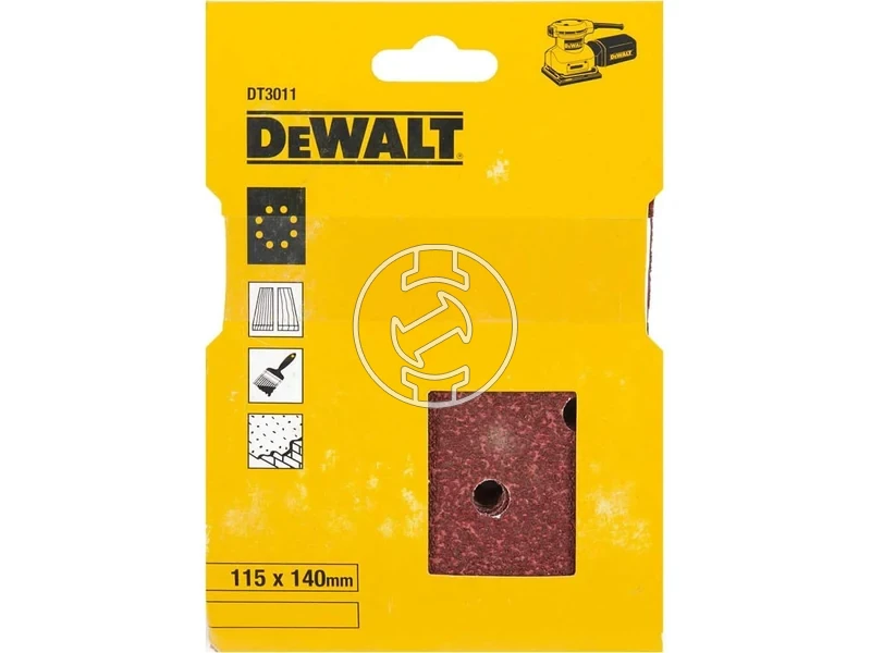 Kép: DeWalt Rezgocsiszolo papir 115 x 140 mm 40G 25 db_1.webp