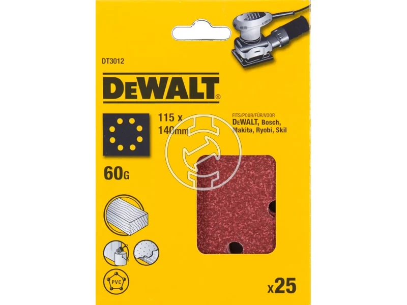 Kép: DeWalt Rezgocsiszolo papir 115 x 140 mm 60 szemcse_2.webp