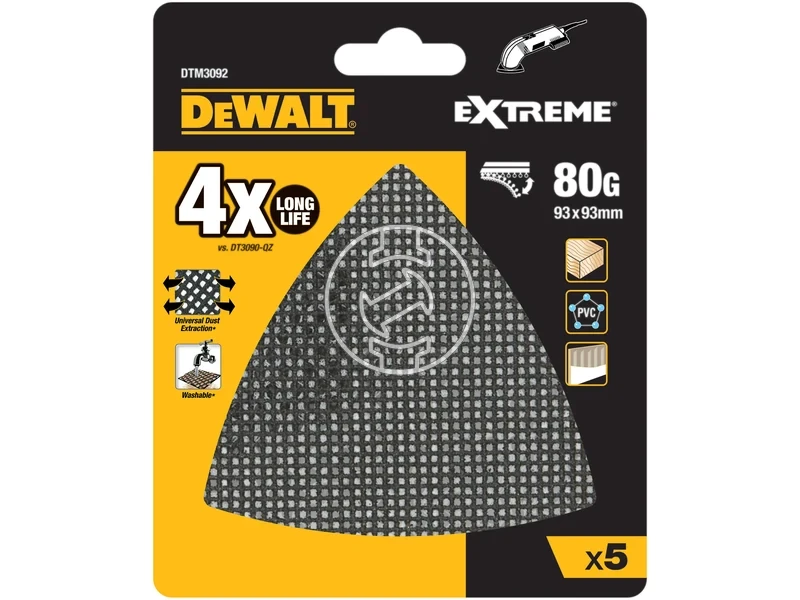 Kép: DeWalt tepozaras delta csiszolohalo 93x93 mm G80 5 db.webp