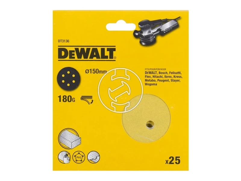 Kép: DeWalt Tepozaras excentercsiszolopapir 150 mm_1.webp