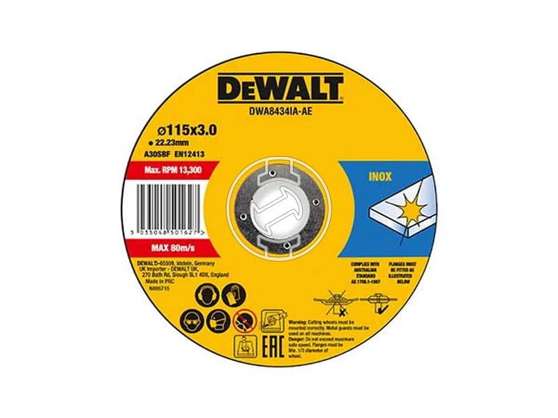 Kép: DeWalt Type 42 Vagokorong 115 x 3 x 2223 mm_0.webp