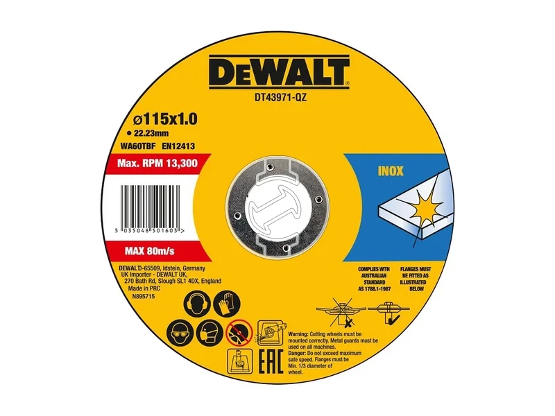 Kép: DeWalt Vagokorong 115x1x2223 mm_0.webp