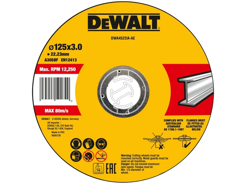 Kép: DeWalt Vagokorong 125 x 3 x 2223 mm_0.webp