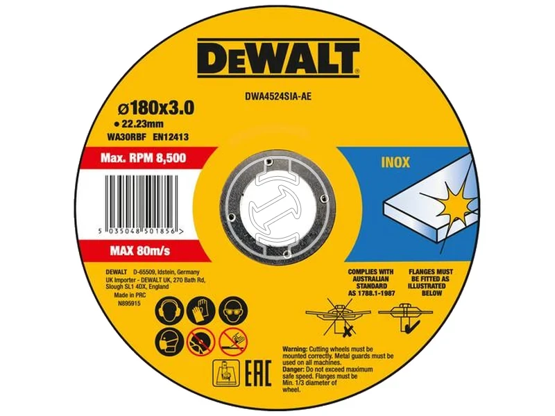 Kép: DeWalt Vagokorong 180 x 3 x 22 mm_0.webp