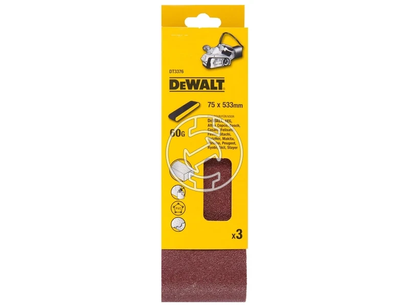 Kép: DeWalt Vegtelenitett csiszoloszalag 75 mm x 533 mm_1.webp