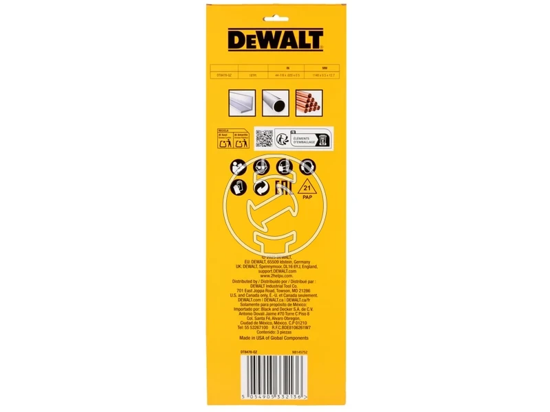 Kép: DeWalt vegtelenitett femipari szalagfureszlap DCS374N-HEZ 114CM 18TPI_2.webp
