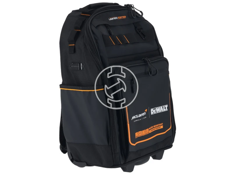 DeWalt McLaren szerszámos hátizsák kerekekkel és fogantyúval
