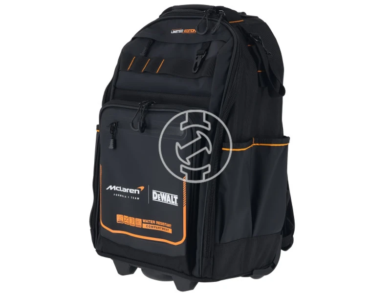 DeWalt McLaren szerszámos hátizsák kerekekkel és fogantyúval