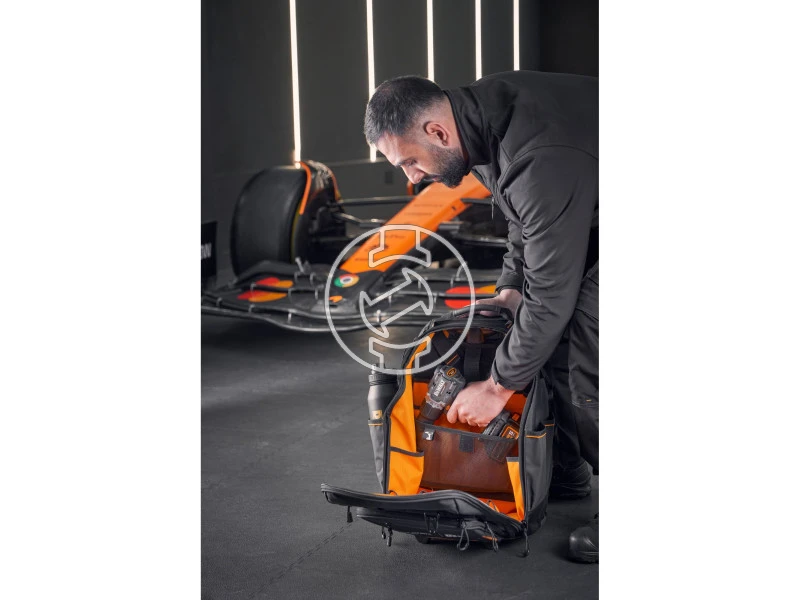 DeWalt McLaren szerszámos hátizsák kerekekkel és fogantyúval