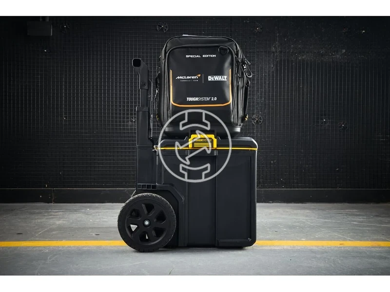 Kép: DEWALT X MCLAREN TOUGHSYSTEM Half Width Bag DWST83524-1 MCLAREN BRANDED_7.webp