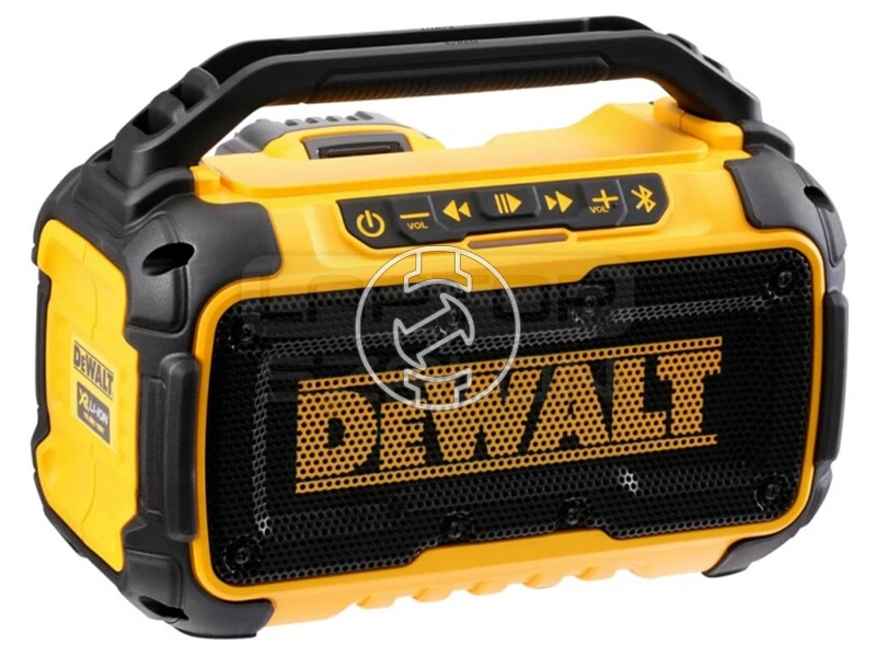DeWalt DCR011-XJ akkus bluetooth hangszóró 10,8 V/12 V/18 V/36 V/54 V | 10 W | Akku és töltő nélkül | Kartondobozban