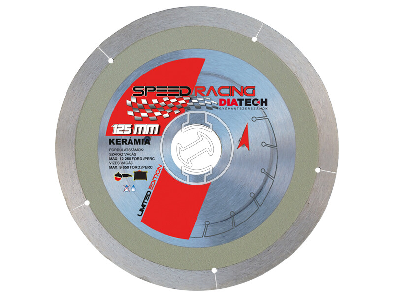 Diatech Speed Racing 125 gyémánt vágótárcsa