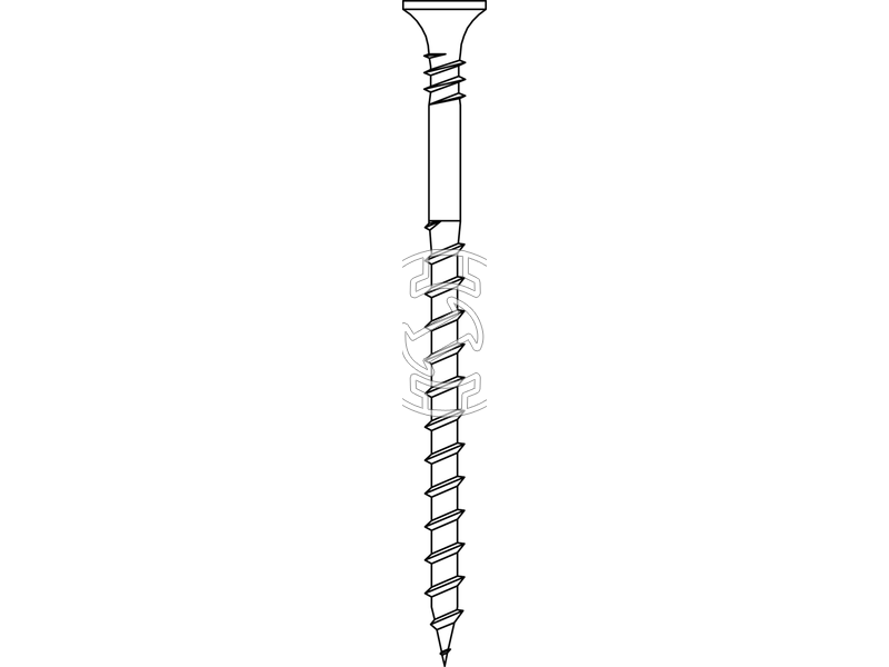 Senco 4,5x75 mm gipszkarton csavar faprofilhoz 45A75MP