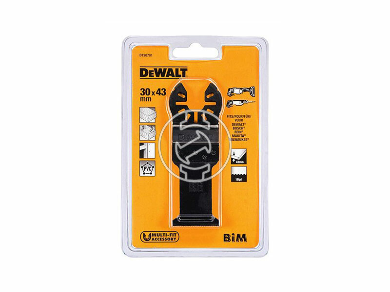 DeWalt merülőfűrészlap oszcilláló multigéphez 43 x 31 mm
