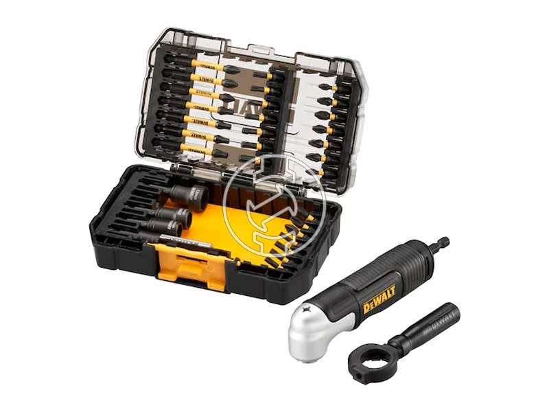 DeWalt McLaren szerszám készlet sarokfúró adapterrel