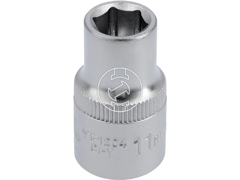 Kép: Dugokulcsfej 11 mm 12 hajtas 6-lapu 6PT Cr-V normal akasztos csomagolas.webp