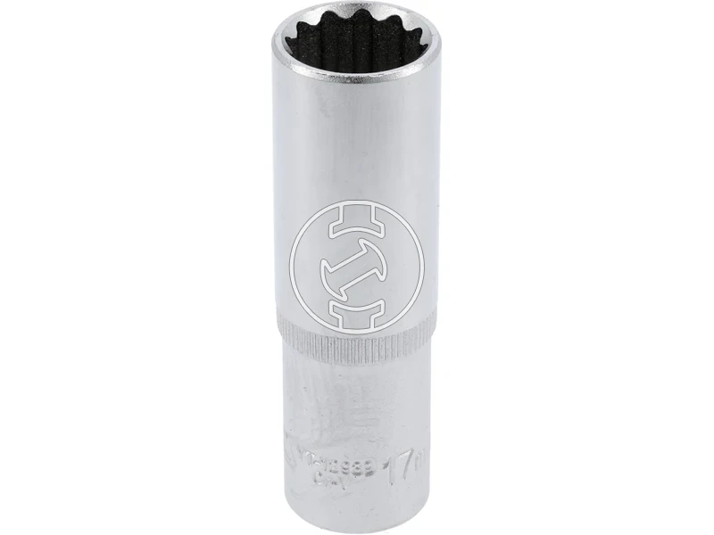Kép: Dugokulcsfej 17 mm 12 hajtas 12 szogletu bi-hex Cr-V acel.webp