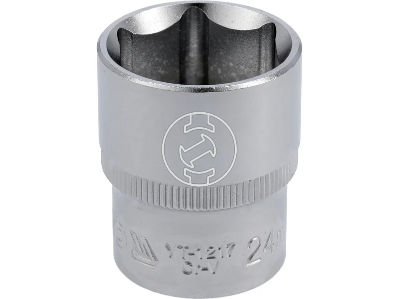 Kép: Dugokulcsfej 24 mm 12 meghajtas hatlap 6-pt Cr-V normal kivitel.webp