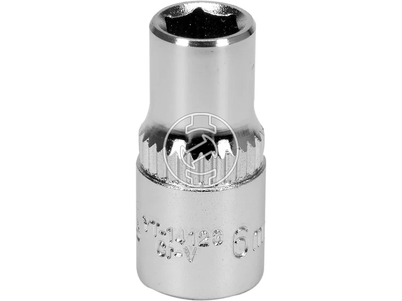 Kép: Dugokulcsfej 6 mm 14 hajtas 6-lap krom-vanadium normal hossz.webp