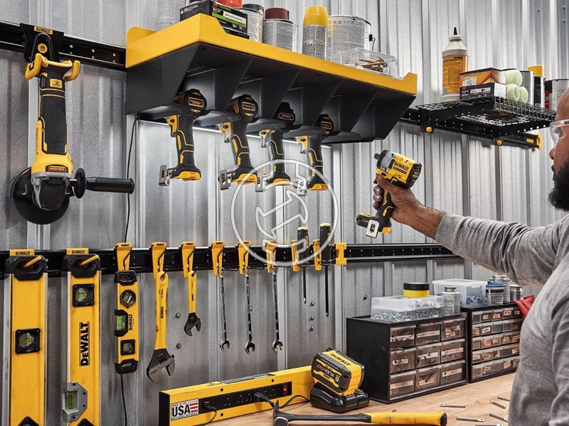 DeWalt fali tartó szerszámokhoz 8db