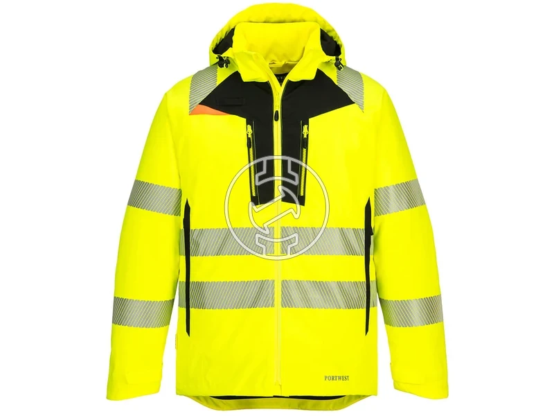 Kép: DX461 - DX4 Hi-Vis Teli kabat - sargafekete.webp