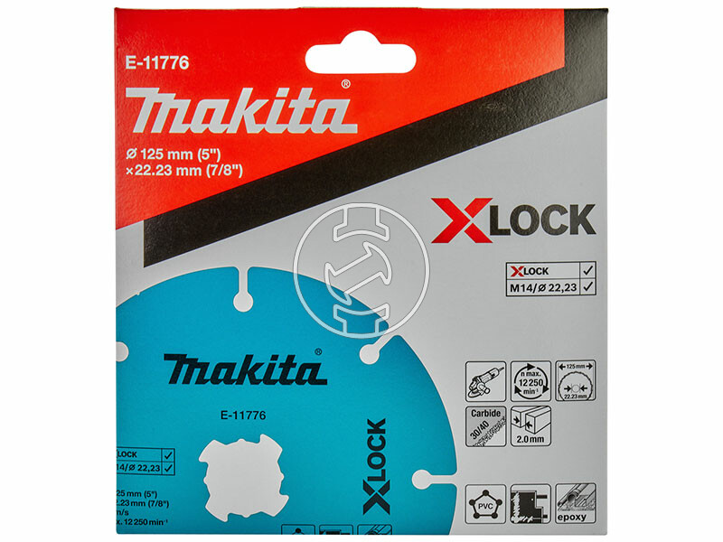 Makita 125 mm-es karbid vágókorong X-LOCK